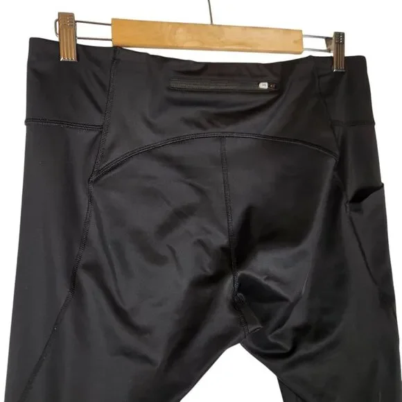 On Running Performance Tights Womens XL Black Pockets Full Length - Picture 5 of 11